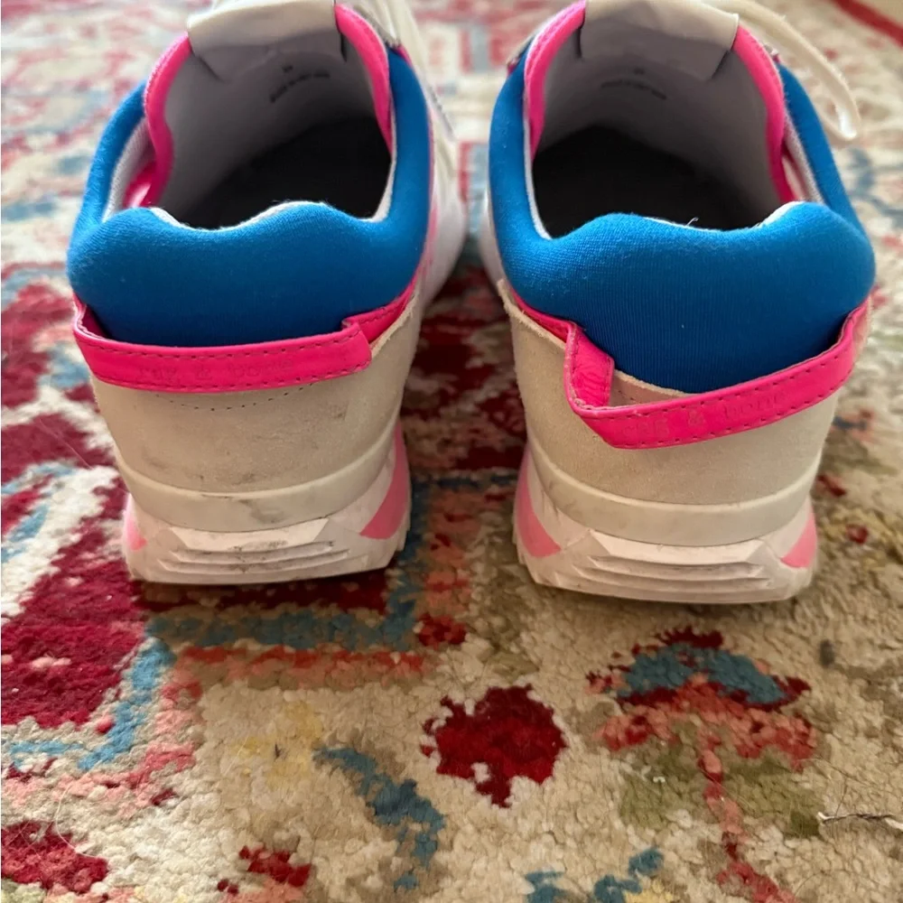 Rag & Bone Women's Retro Runner 2.0 Shoes - White and Pink Size 37 US 7 - Picture 4 of 7